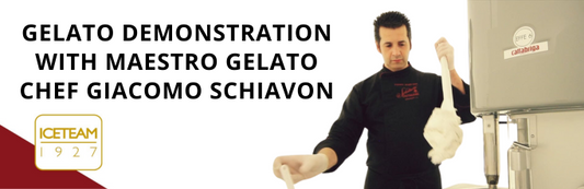 Gelato Demonstration with Maestro Gelato Chef Giacomo Schiavon