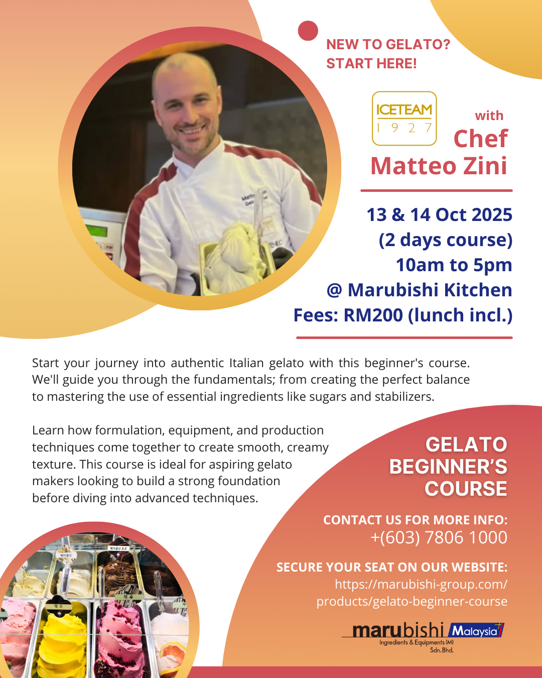Gelato Beginner's Course (2 days)