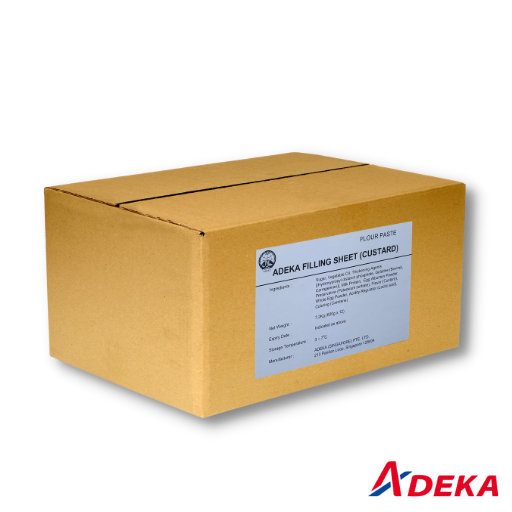 Adeka Filling Sheet Custard 7.2kg (600g / 12pcs/ ctn)