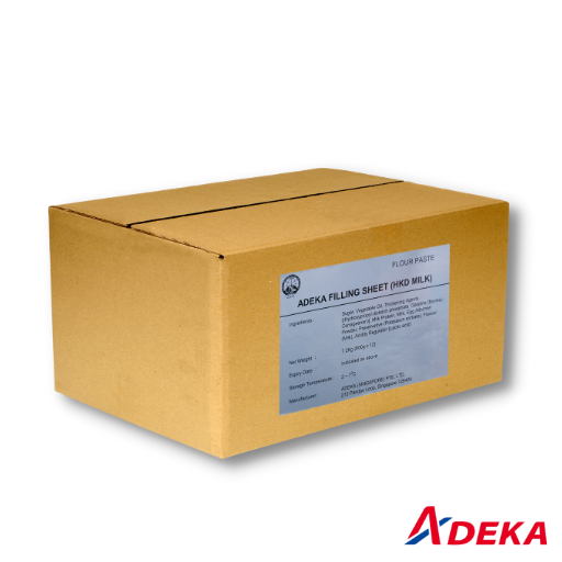 Adeka Filling Sheet HKD Milk 7.2kg (600g / 12pcs / ctn)