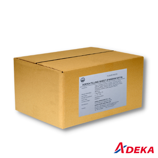 Adeka - Pandan Kaya Filling Sheet (600g / 12pcs / ctn)