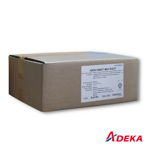 Adeka Sweet Milk Sheet (1kg / 15pcs / ctn)
