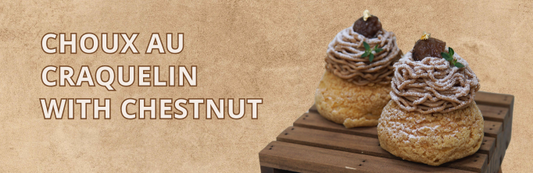 Choux au Craquelin with Chestnut