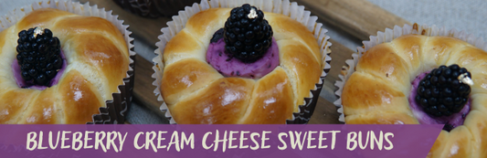 Blueberry Cream Cheese Sweet Bun