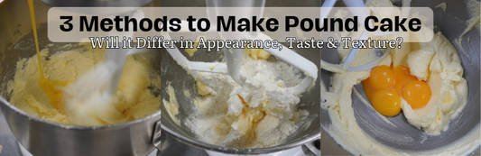 Exploring Three Pound Cake Methods