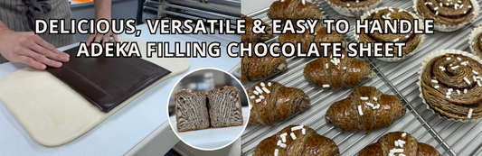 Bake with Ease using Adeka Chocolate Filling Sheet