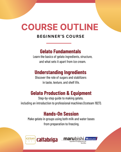 Gelato Beginner's Course (2 days)