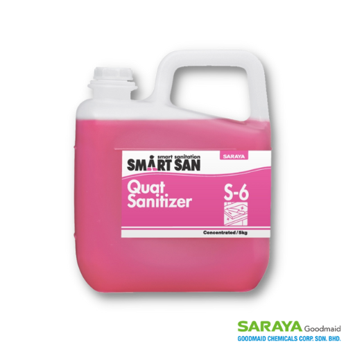 Smart San Quat Sanitizer S-6 (5L x 3btls x ctn)