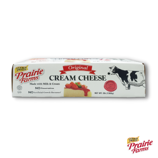 US Prairie Farms Cream Cheese (1.36kg x 10pkts x ctn)