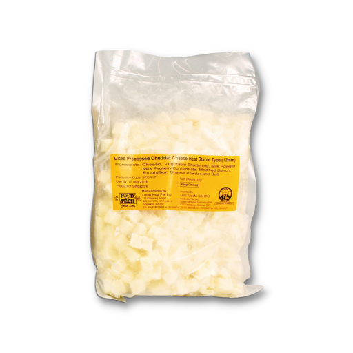 Food Tech - Heat Stable Diced Cheese (12mm)