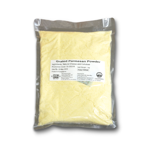 Food Tech Grated Parmesan Cheese 10kg (1kg x 10pkts x ctn)
