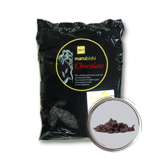 Marubishi Dark Chocolate Chips (1.5kg x 8pkts x ctn)