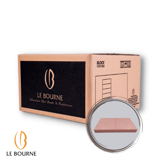 Le Bourne - Rose Compound Chocolate Block