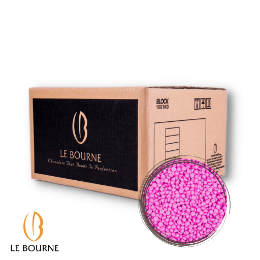 Le Bourne Strawberry Compound Chocolate Chips 1kg